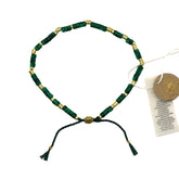 Malachite Anklet | Protection, Harmony & Abundance| Earth Collection