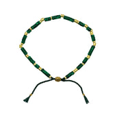 Malachite Anklet | Protection, Harmony & Abundance| Earth Collection