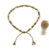 Crazy Lace Agate Anklet | Laughter, Strength & Harmony | Earth Collection