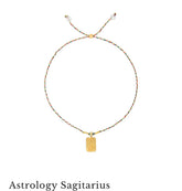 Astrology Sagittarius ♐️ bracelet with crystal quartz