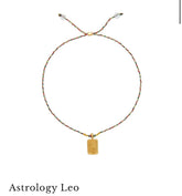 Astrology Leo ♌️bracelet with crystal quartz