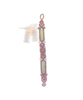 smr | pink agate & rainbow crystal quartz | friendship band