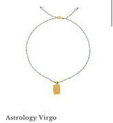 Astrology Virgo ♍️ bracelet with crystal quartz