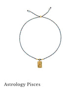 Astrology Pisces ♓️bracelet with crystal quartz