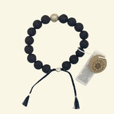 smr | Volcanic Rock Plated With Silver | large