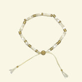 White Mother of Pearl Bracelet | Serenity, Soothing & Intuition | Earth Collection