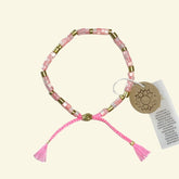 Barbie Pink Mother of Pearl Bracelet | Serenity, Soothing & Intuition | Earth Collection bracelet
