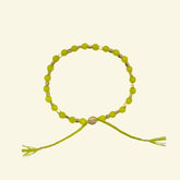 Neon Yellow Jade Bracelet | Serenity, Good Luck & Abundance| Signature Collection