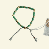 Green Aventurine Bracelet | Prosperity, Good-Luck & Empathy| Earth Collection