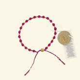 Hot Pink Jade Bracelet | Serenity, Good Luck & Abundance| Signature Collection