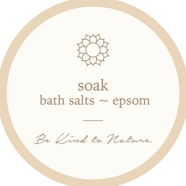 SOAK // BATH SALTS (EPSOM)// By The Ounce