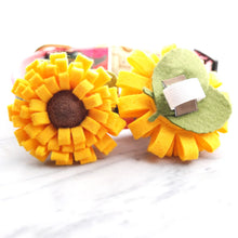 Load image into Gallery viewer, dog collar sunflower
