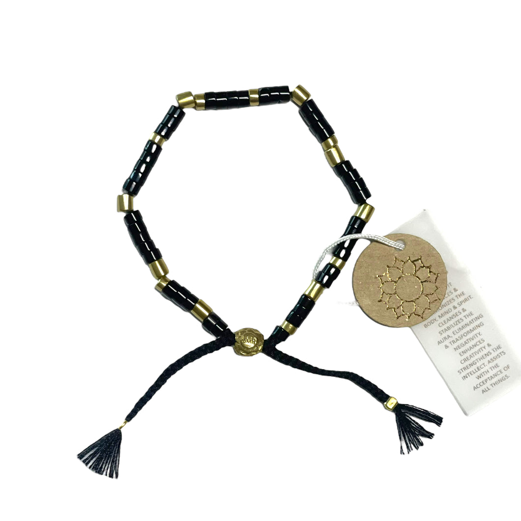 smr // black agate // Earth Collection bracelet