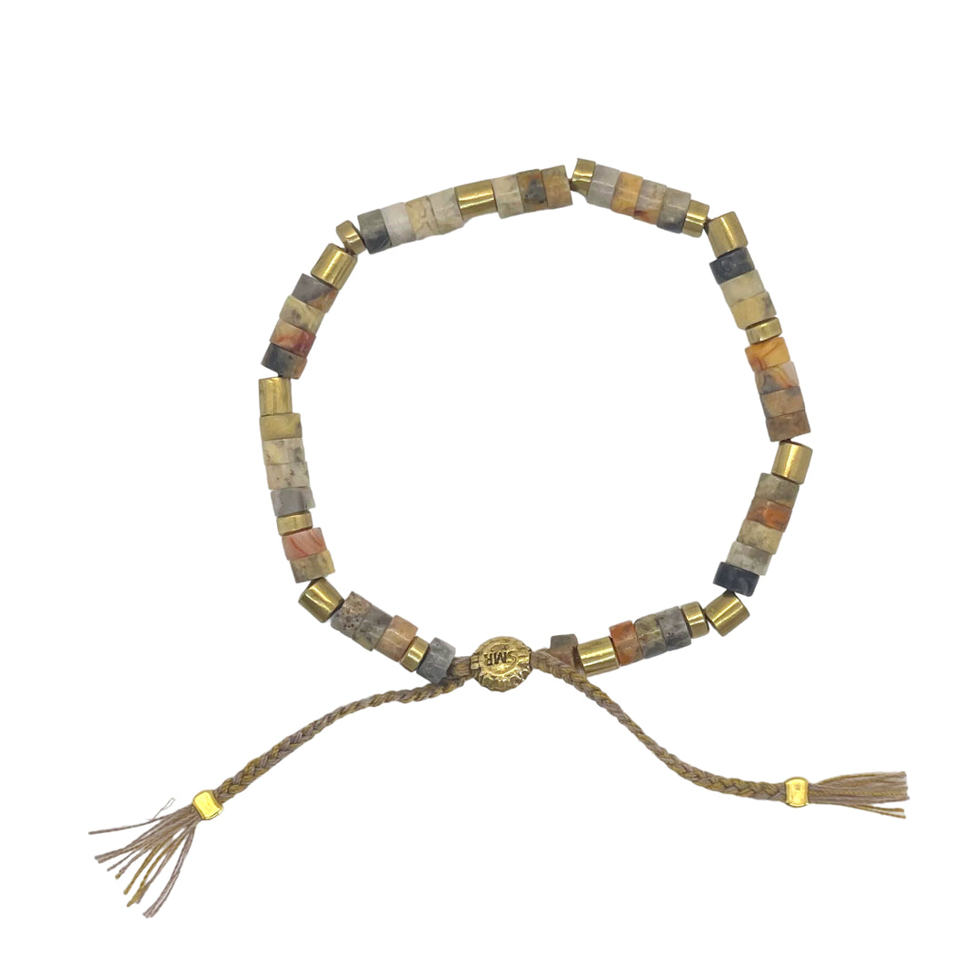 smr // crazy lace agate // Earth Collection bracelet