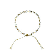 Load image into Gallery viewer, smr // rainbow crystal quartz with yellow gold // Signature Collection Bracelet
