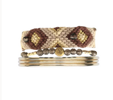Load image into Gallery viewer, smr // friendship band &amp; bangles stack
