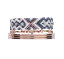 Load image into Gallery viewer, smr // friendship band &amp; bangles stack
