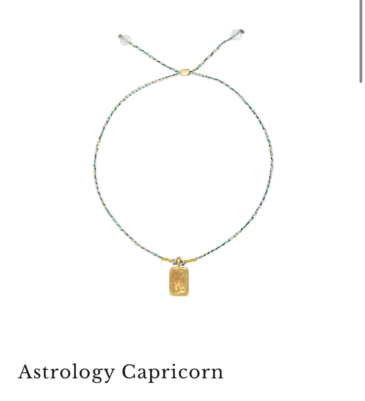 Astrology Capricorn ♑️bracelet with crystal quartz