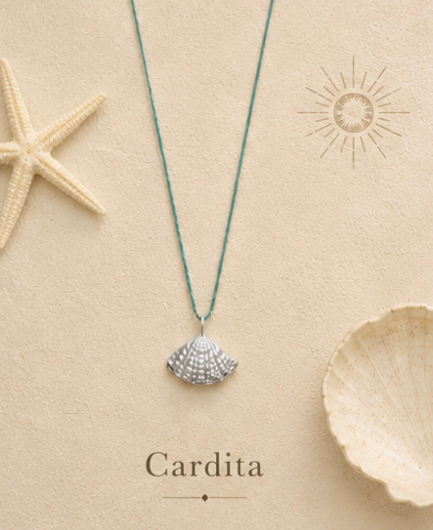 Cardita Sterling Silver Shell Necklace