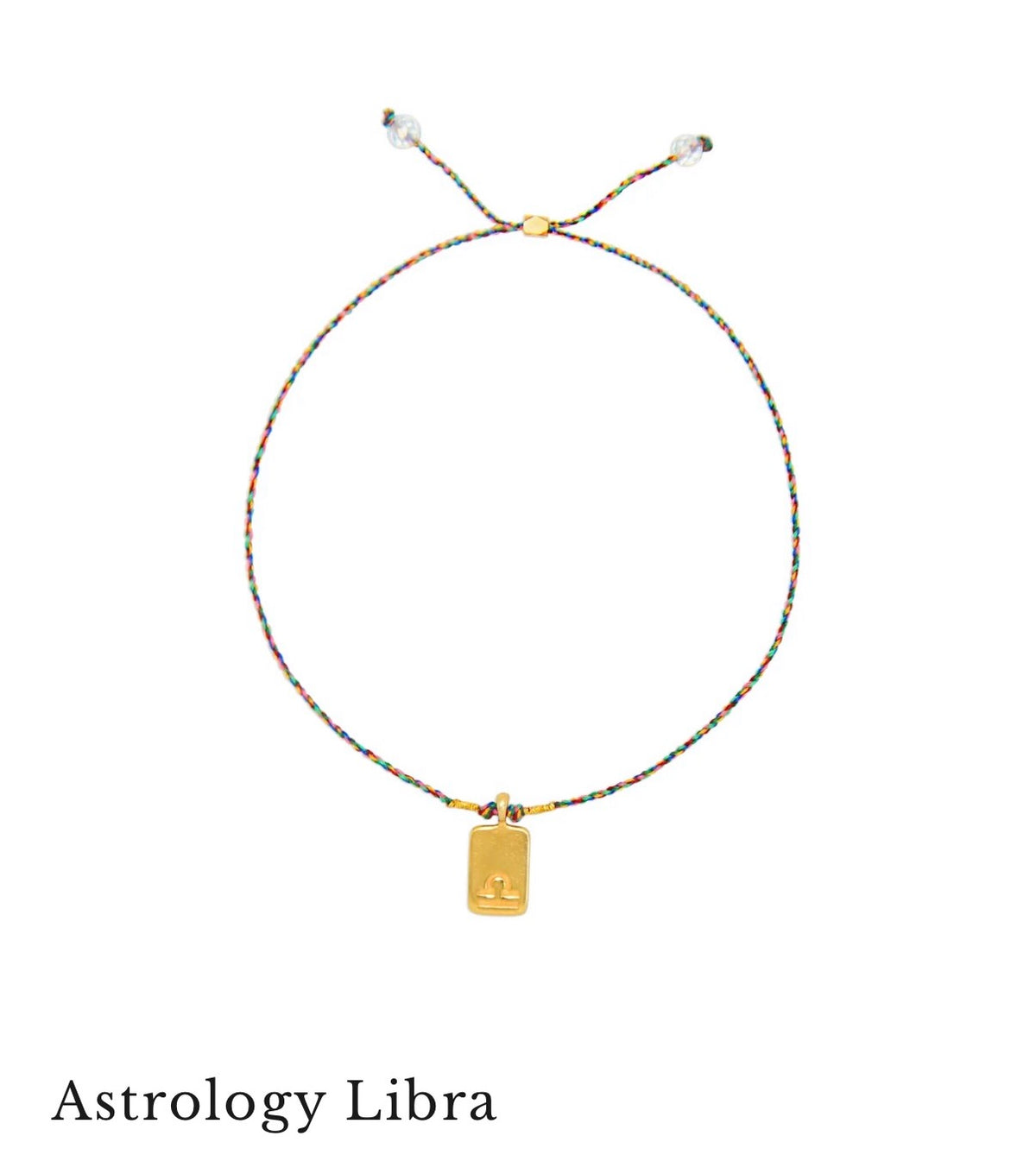 Astrology Libra ♎️bracelet with crystal quartz