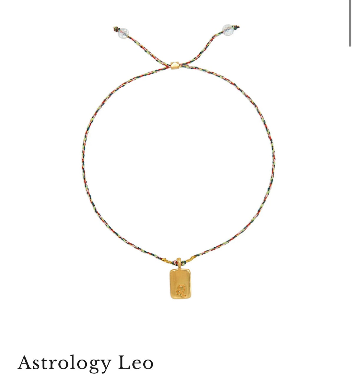 Astrology Leo ♌️bracelet with crystal quartz