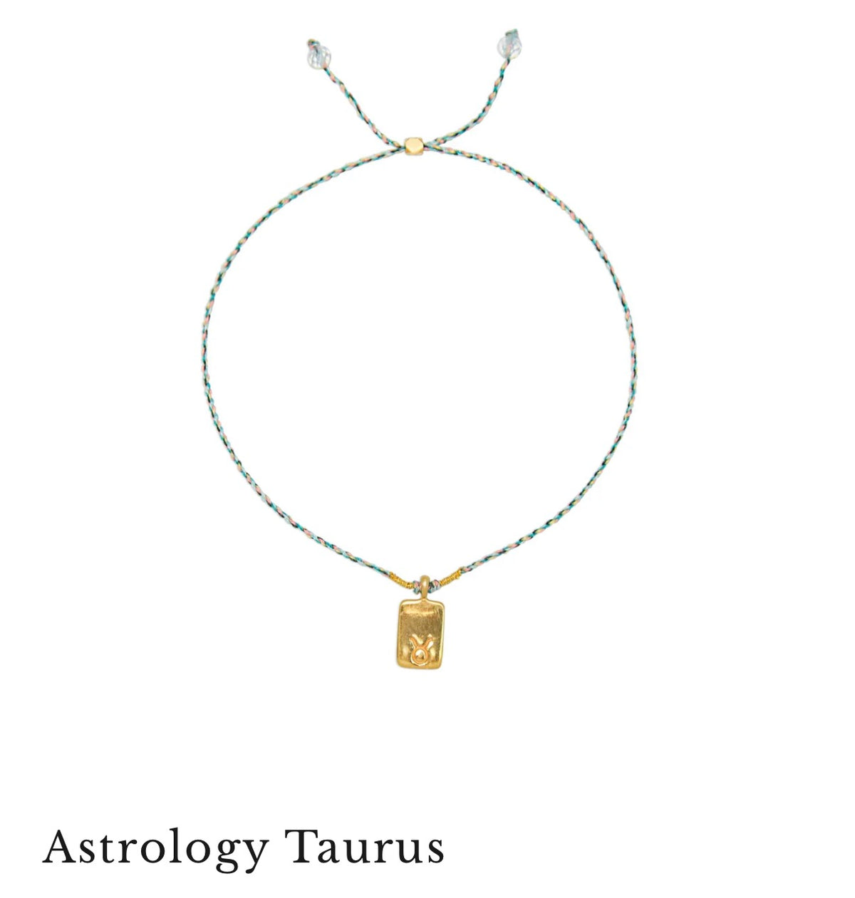 Astrology Taurus ♉️ bracelet with crystal quartz (Copy)