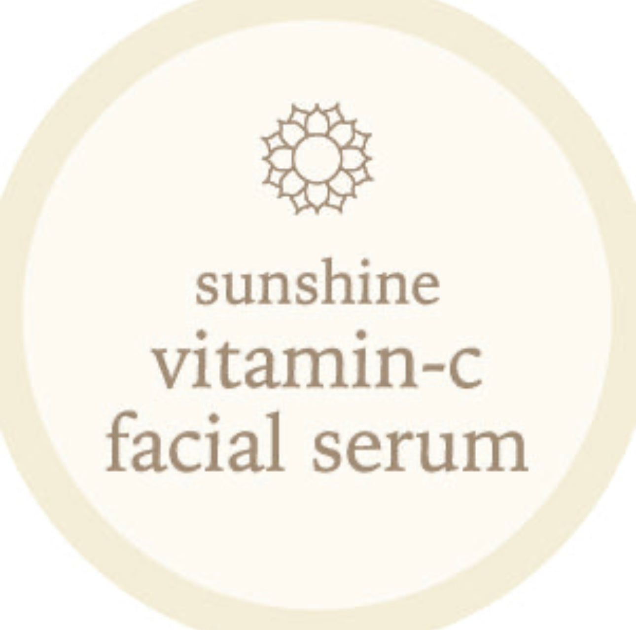 sunshine // vitamin c facial serum