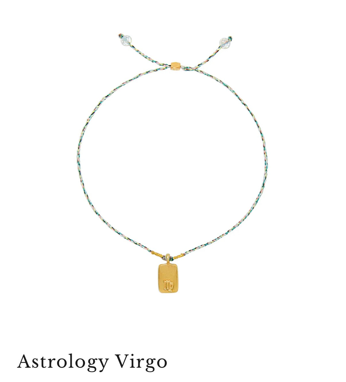 Astrology Virgo ♍️ bracelet with crystal quartz