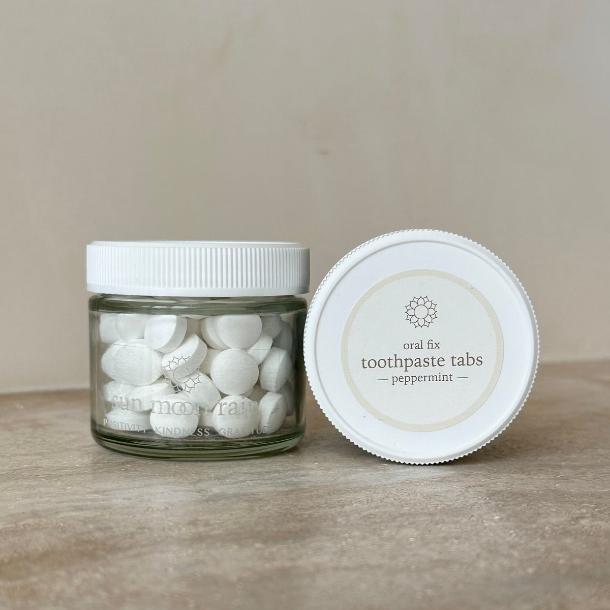 oral fix // peppermint toothpaste tabs