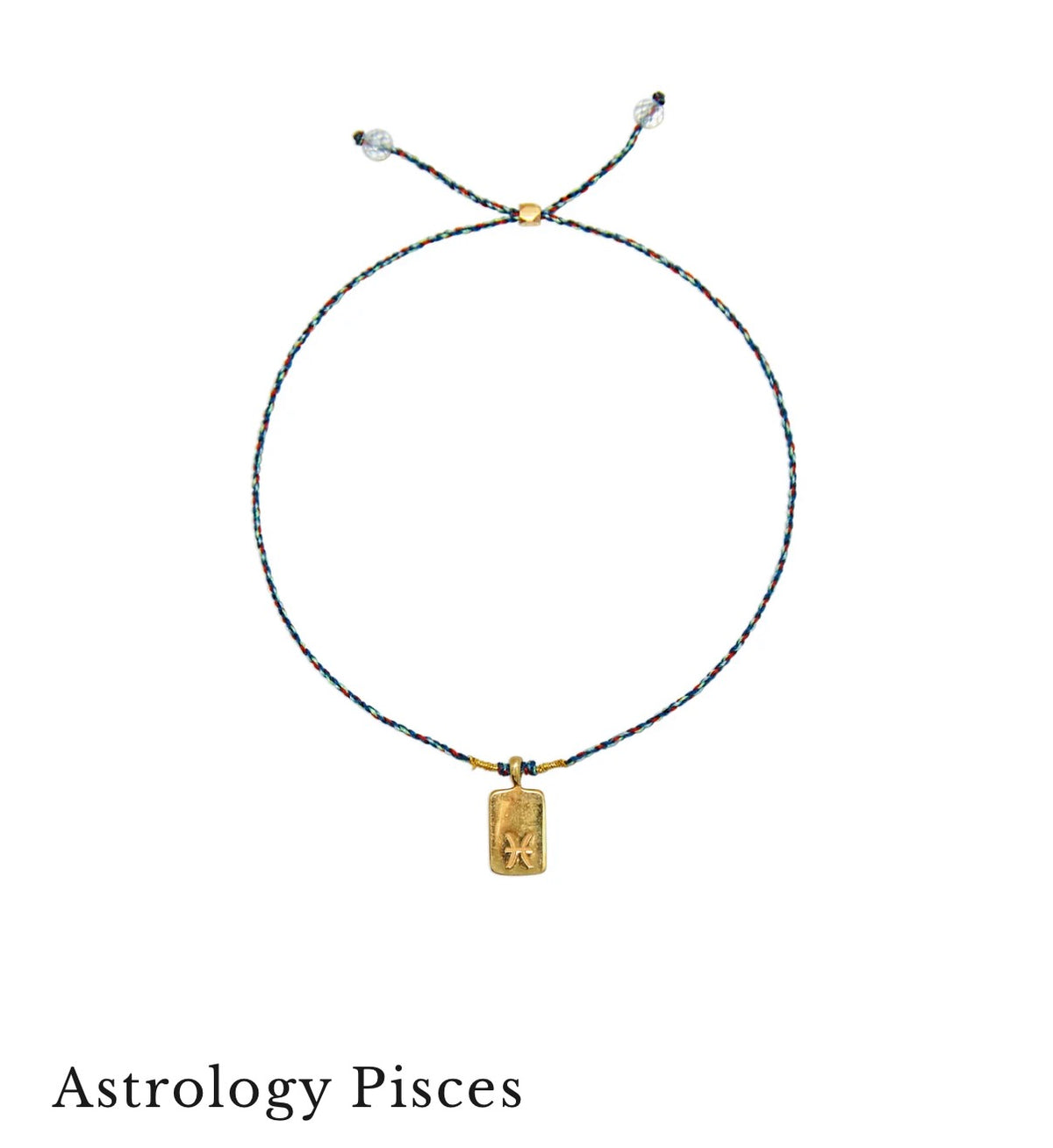 Astrology Pisces ♓️bracelet with crystal quartz