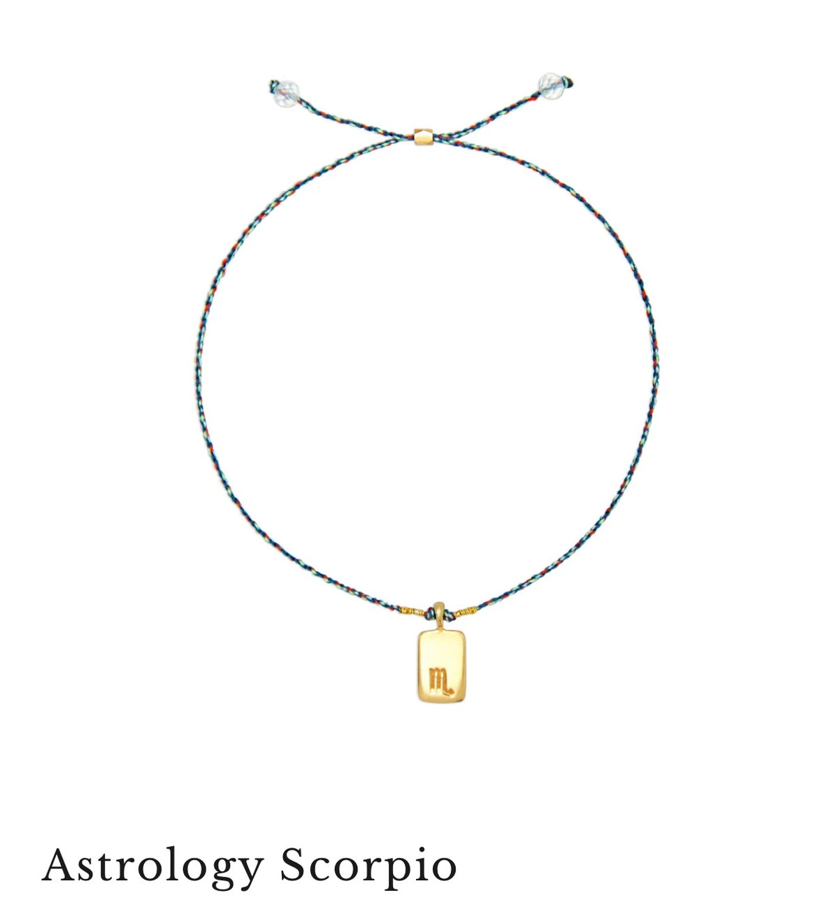 Astrology Scorpio ♏️ bracelet with crystal quartz