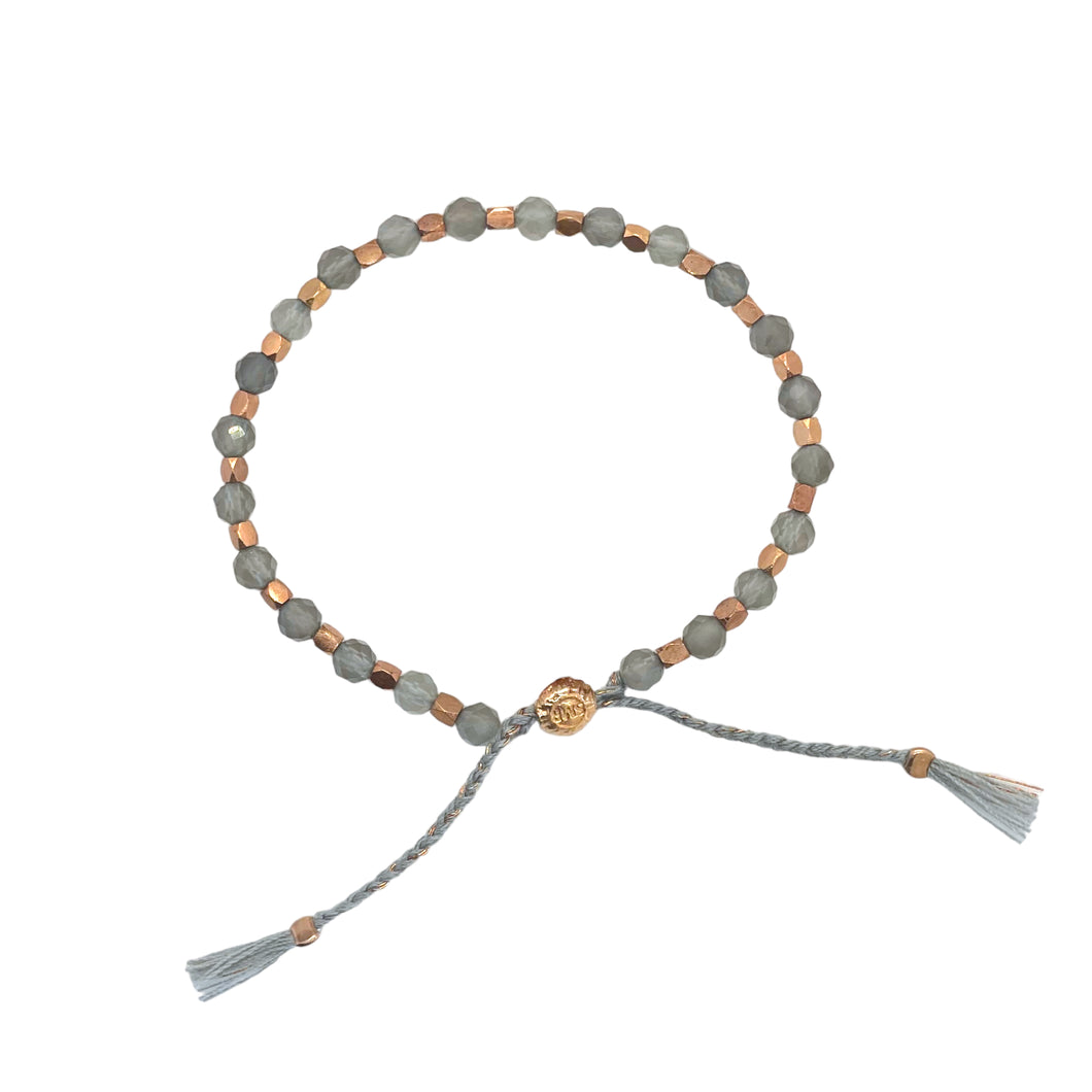 smr // gray moonstone with rose gold // Signature Collection bracelet