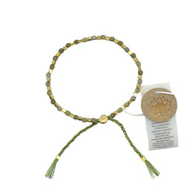Load image into Gallery viewer, smr // green garnet // Signature Collection bracelet
