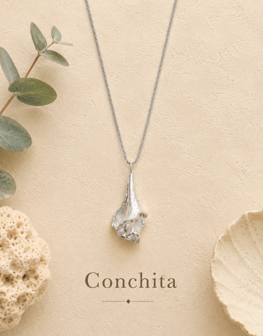 Conchita Sterling Silver Shell Necklace