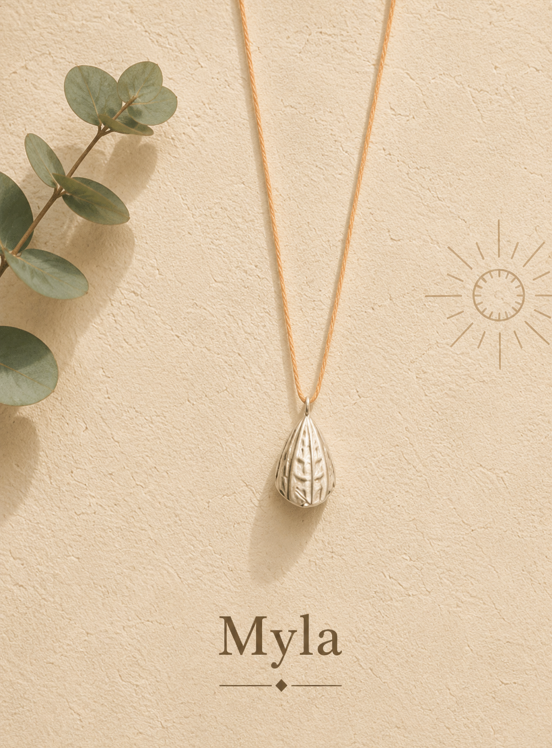 Myla Sterling Silver Shell Necklace