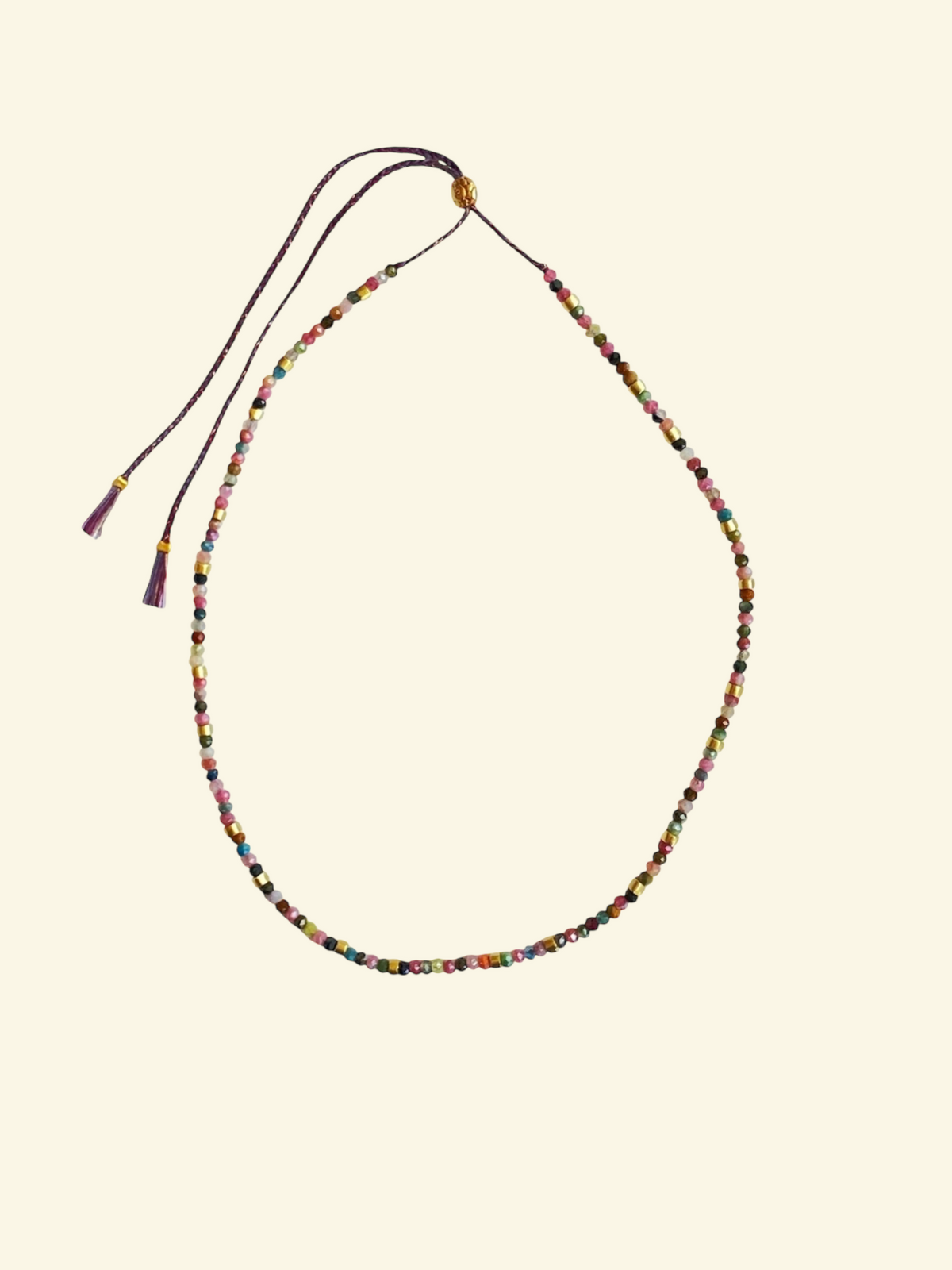 Mixed-Tourmaline Necklace | Love, Creativity, Protection & Strength | Earth Collection