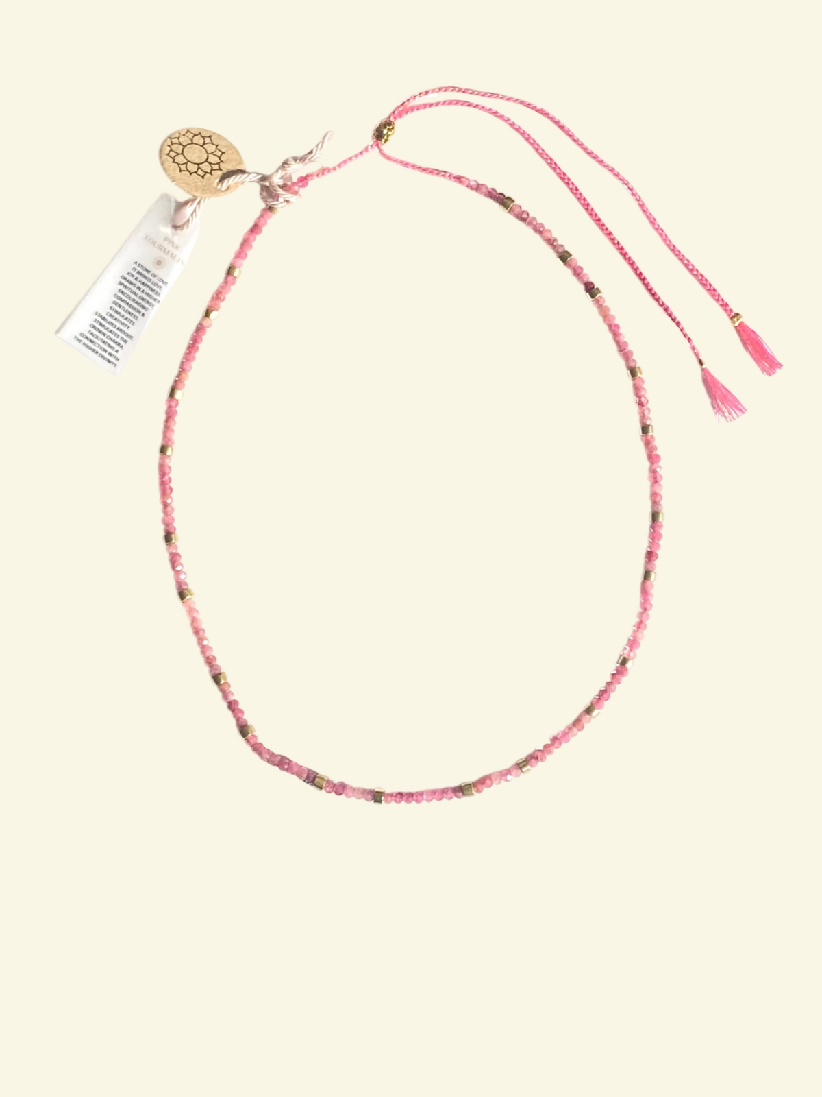 Pink Tourmaline Necklace |Love, Compassion & Joy | Earth Collection