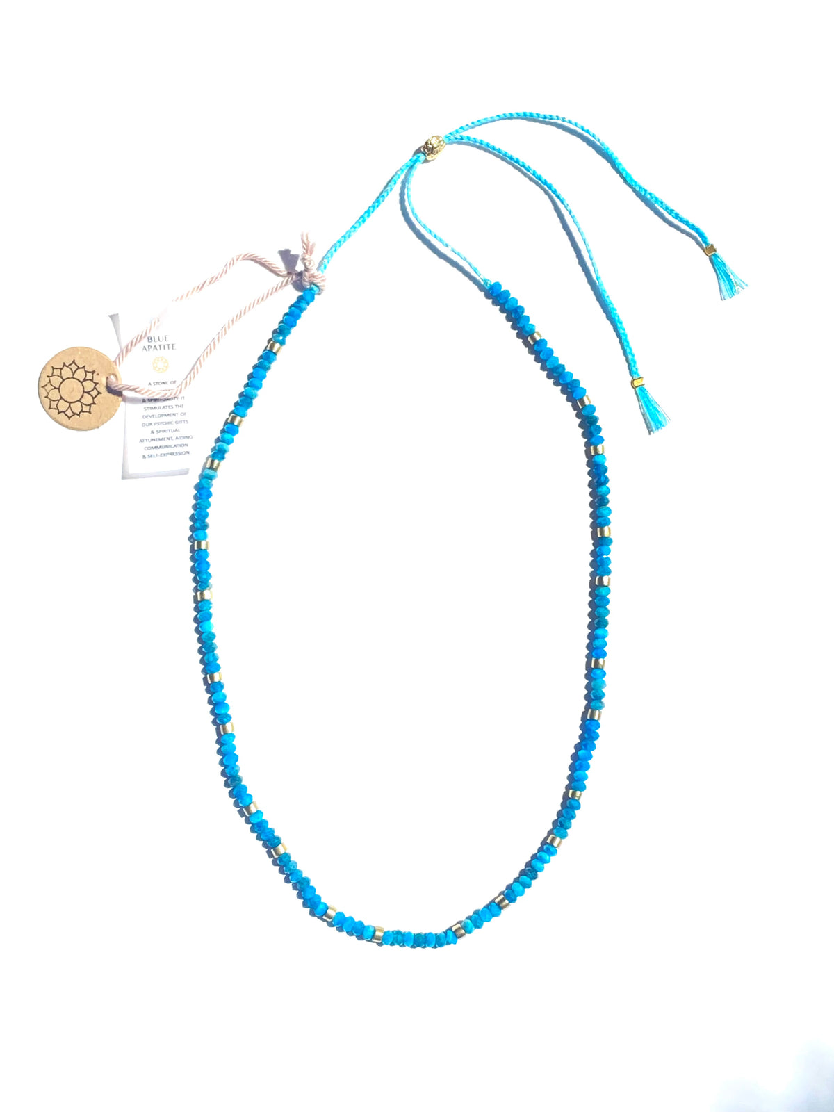 SMR | necklace| Blue Apatite| Earth Collection