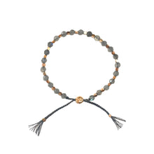 Load image into Gallery viewer, smr // labradorite with rose gold // Signature Collection bracelet
