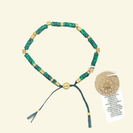 smr | Malachite | Earth Collection bracelet