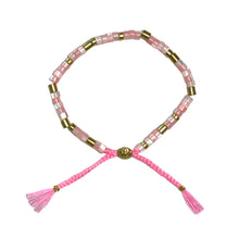 Load image into Gallery viewer, smr // mother of pearl barbie pink // Earth Collection bracelet

