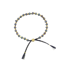 Load image into Gallery viewer, smr // pearl black yellow gold // Signature Collection bracelet
