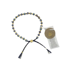 Load image into Gallery viewer, smr // black pearl with yellow gold // Signature Collection bracelet
