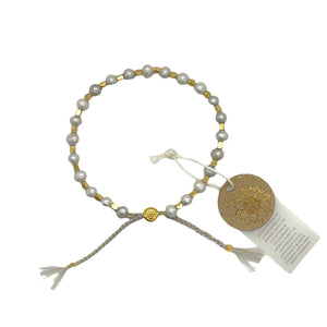 smr // pearl gray yellow gold // Signature  Collection bracelet