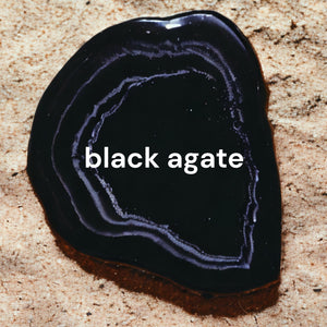 smr // black agate // Earth Collection bracelet