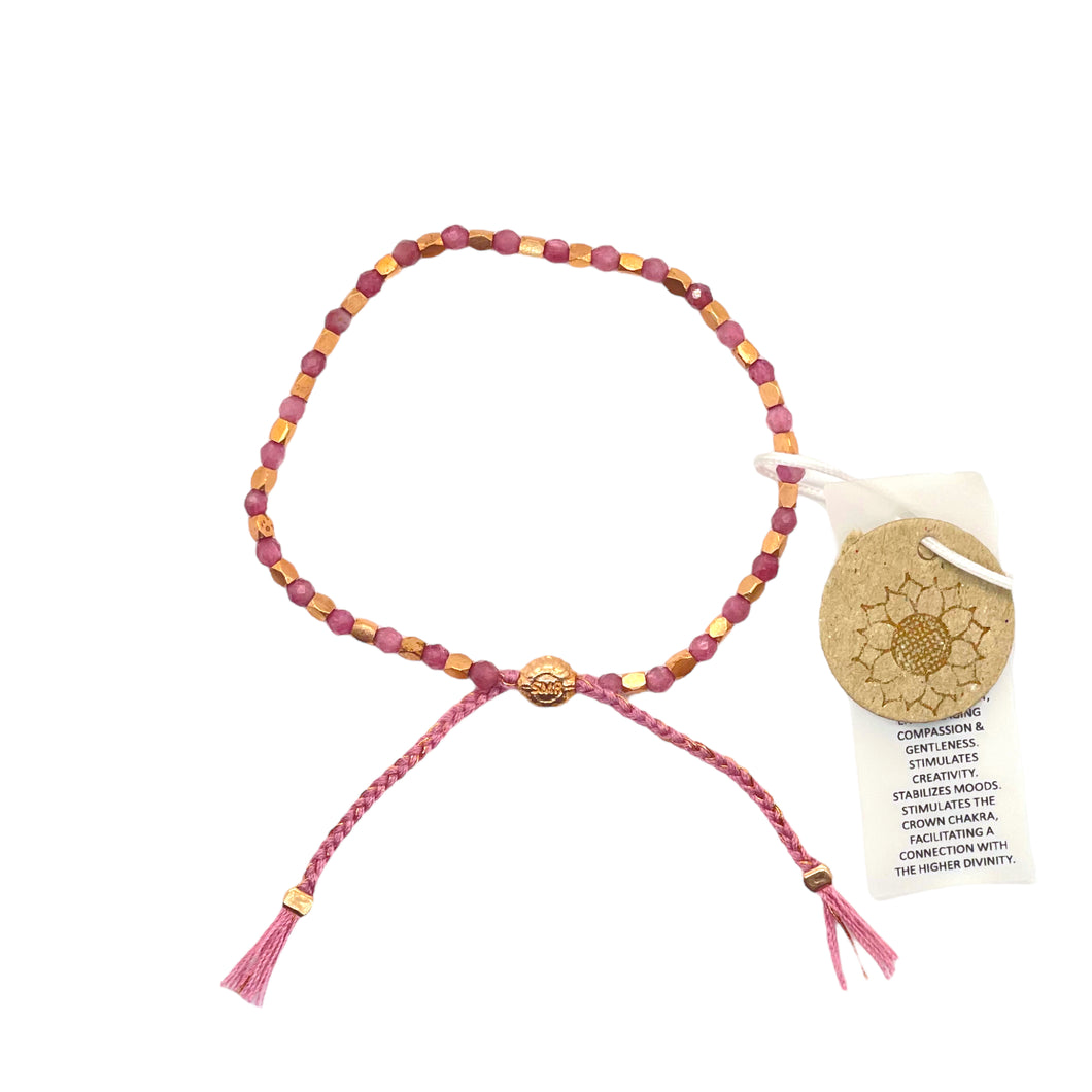 smr // pink tourmaline // Signature Collection bracelet