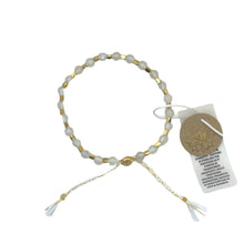 Load image into Gallery viewer, smr // rainbow moonstone yellow gold // Signature Collection bracelet
