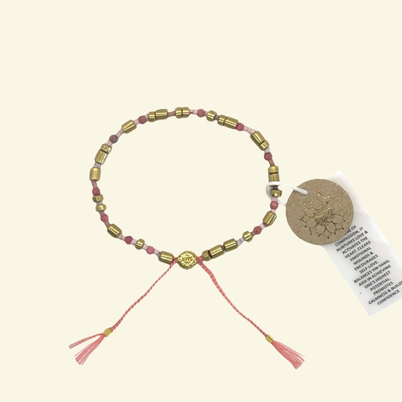 smr | Rhodonite - small | Earth Collection bracelet