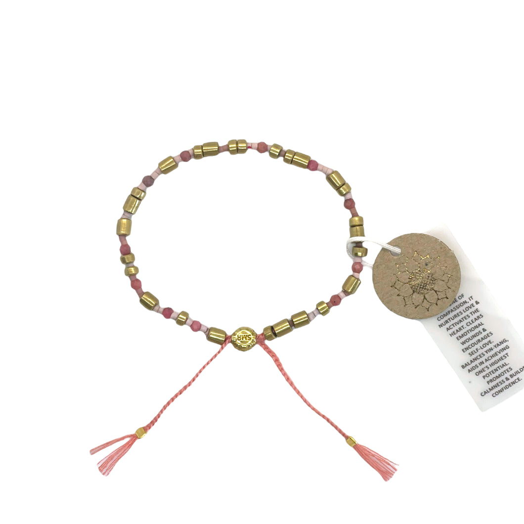 smr // rhodonite - small // Earth Collection bracelet