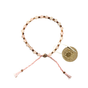 smr // rose quartz - rose gold // Signature Collection bracelet